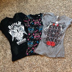 BUNDLE of 3 graphic tees